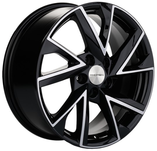 Диски Khomen Wheels KHW1714 (Audi A4) Black-FP